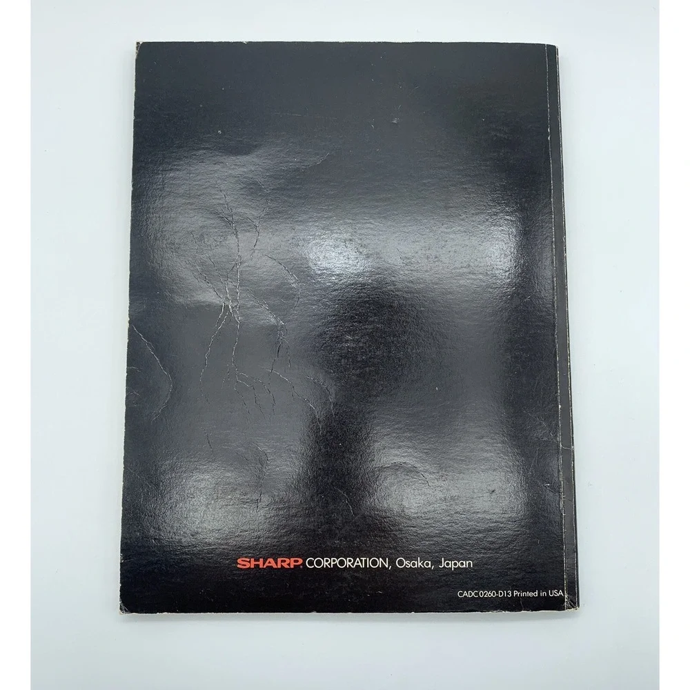 Sharp Carousel Microwave Cookbook 1981 Guidebook - Vintage